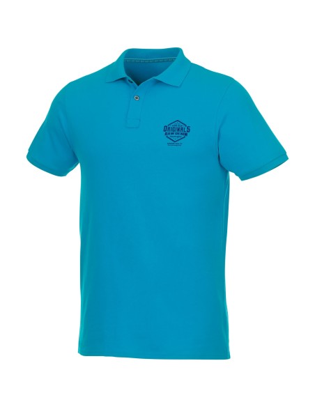 Polo de manga corta de material reciclado orgánico para hombre "Beryl"