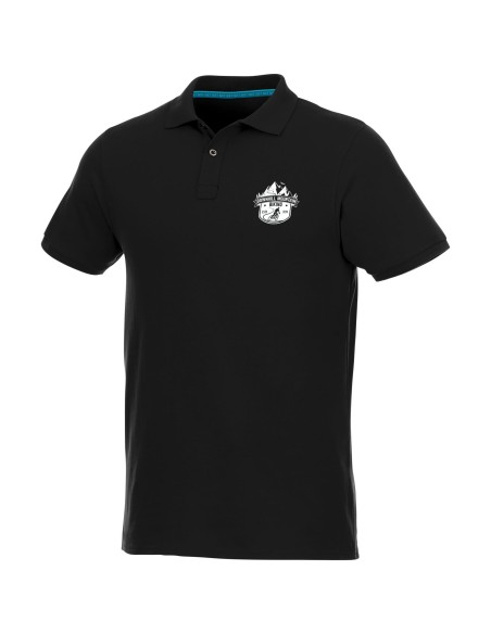 Polo de manga corta de material reciclado orgánico para hombre "Beryl"