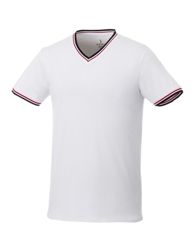 Camiseta de pico punto piqué para hombre "Elbert"