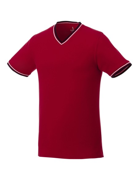 Camiseta de pico punto piqué para hombre "Elbert"