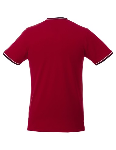 Camiseta de pico punto piqué para hombre "Elbert"