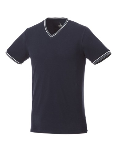 Camiseta de pico punto piqué para hombre "Elbert"