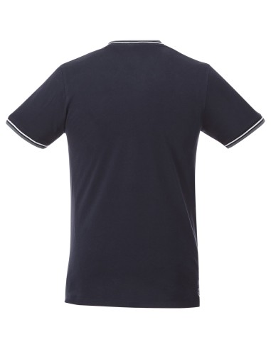 Camiseta de pico punto piqué para hombre "Elbert"