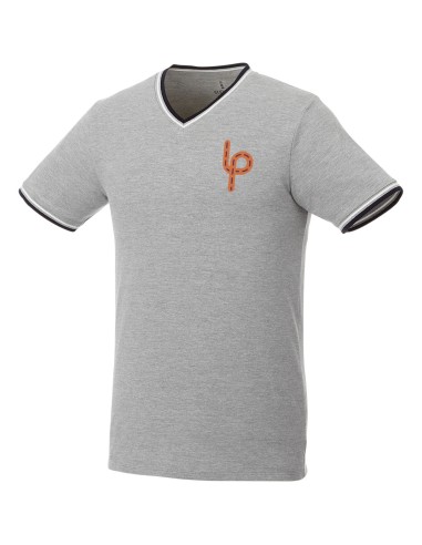 Camiseta de pico punto piqué para hombre "Elbert"