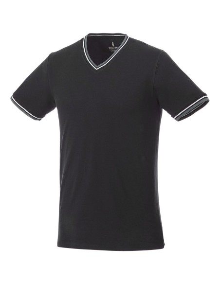 Camiseta de pico punto piqué para hombre "Elbert"