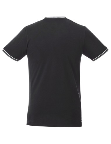 Camiseta de pico punto piqué para hombre "Elbert"