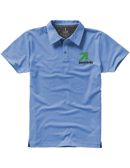 Polo de manga corta elástico de hombre Markham