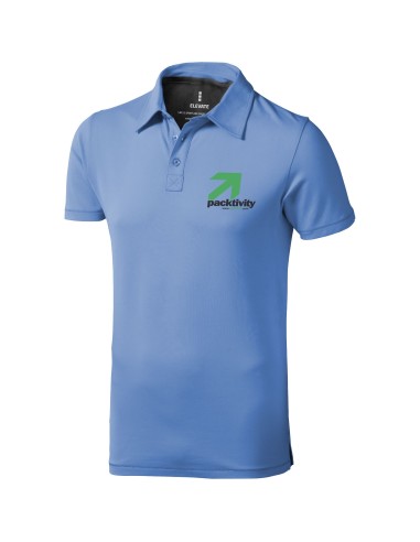 Polo de manga corta elástico de hombre Markham