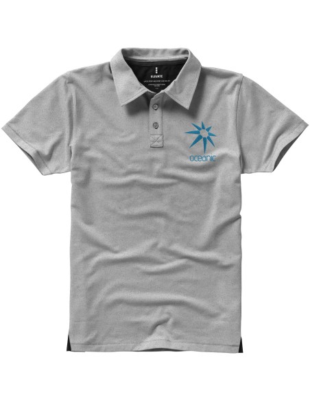 Polo de manga corta elástico de hombre Markham
