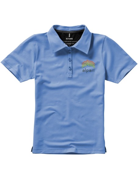 Polo de manga corta elástico de mujer Markham