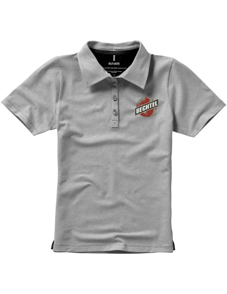 Polo de manga corta elástico de mujer Markham