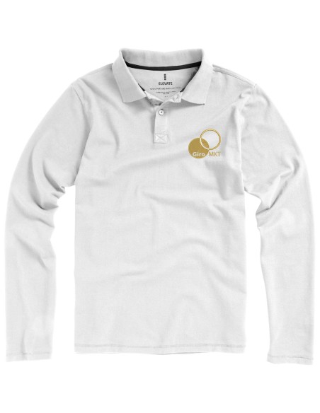 Polo de manga larga de hombre Oakville
