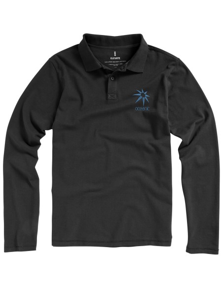 Polo de manga larga de hombre Oakville