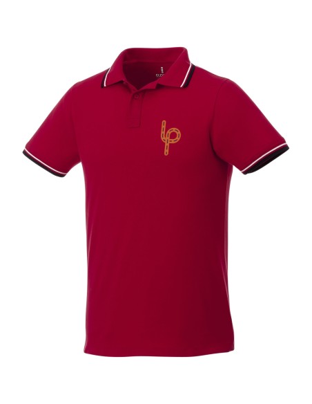 Polo con ribete de cuello contrastado para hombre "Fairfield"