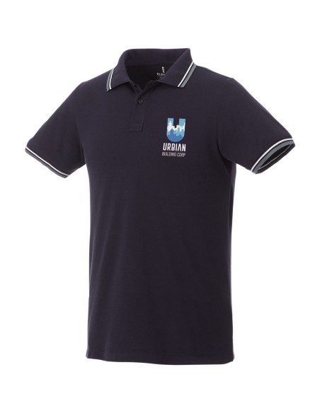 Polo con ribete de cuello contrastado para hombre "Fairfield"