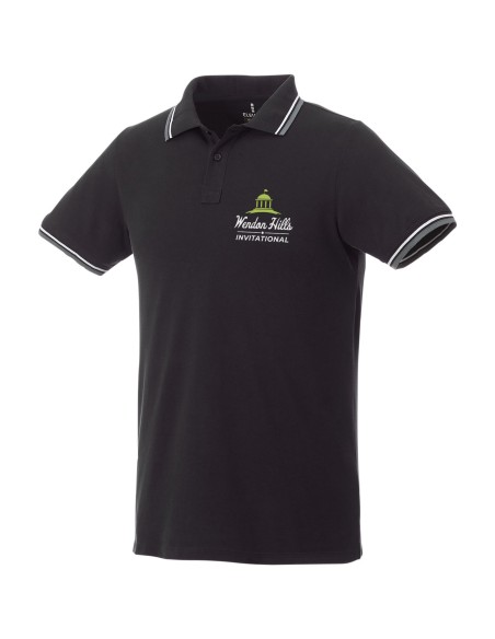Polo con ribete de cuello contrastado para hombre "Fairfield"
