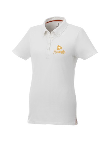 Polo con cuello abotonado para mujer "Atkinson"