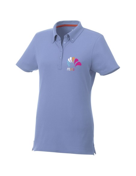 Polo con cuello abotonado para mujer "Atkinson"