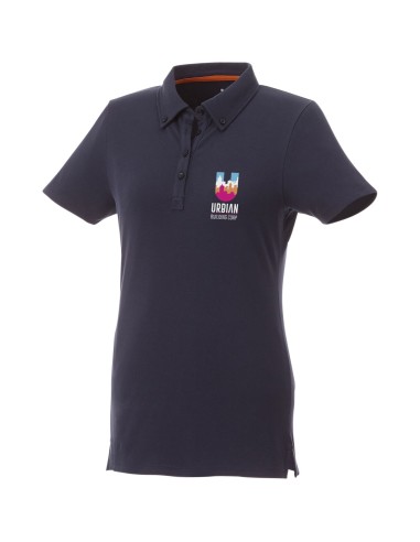 Polo con cuello abotonado para mujer "Atkinson"