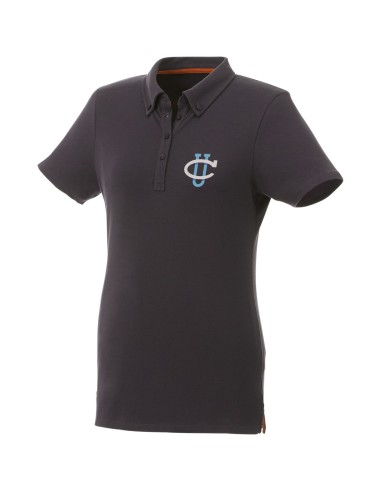 Polo con cuello abotonado para mujer "Atkinson"
