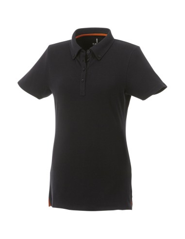 Polo con cuello abotonado para mujer "Atkinson"