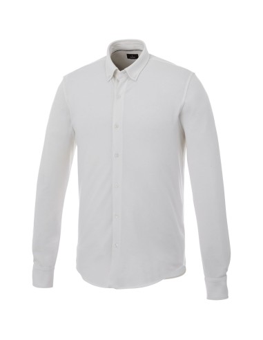 Camisa de manga larga de punto piqué para...