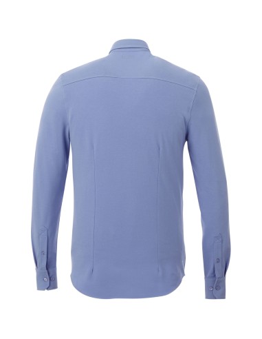 Camisa de manga larga de punto piqué para...