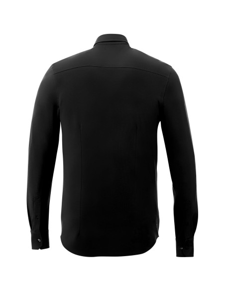 Camisa de manga larga de punto piqué para hombre "Bigelow"