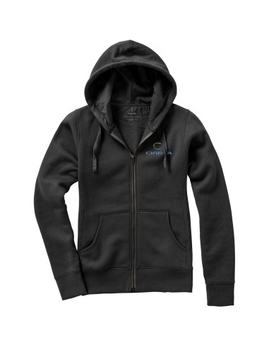 Sudadera de mujer con capucha y cremallera...