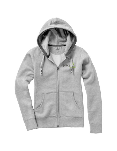 Sudadera de mujer con capucha y cremallera completa "Arora"