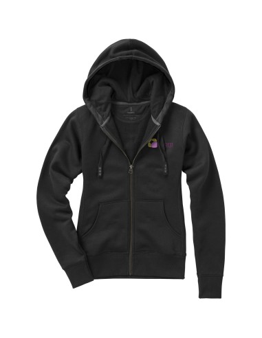 Sudadera de mujer con capucha y cremallera...