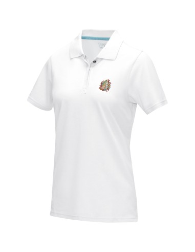 Polo orgánico GOTS de manga corta para mujer...