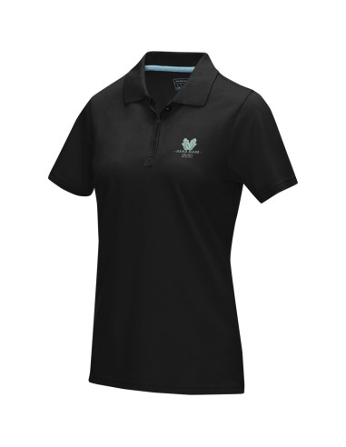 Polo orgánico GOTS de manga corta para mujer...