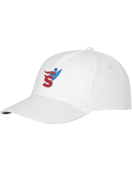 Gorra de algodón de 5 paneles con refuerzo y cierre adherente "Feniks"