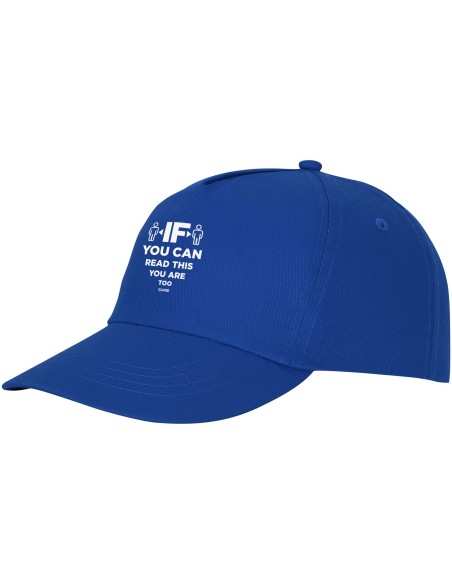 Gorra de algodón de 5 paneles con refuerzo y cierre adherente "Feniks"