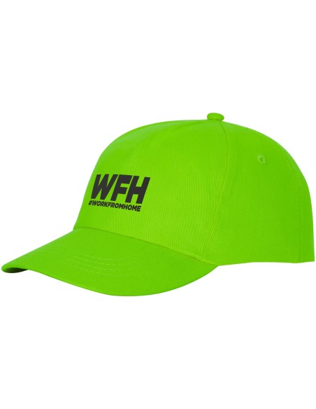 Gorra de algodón de 5 paneles con refuerzo y cierre adherente "Feniks"