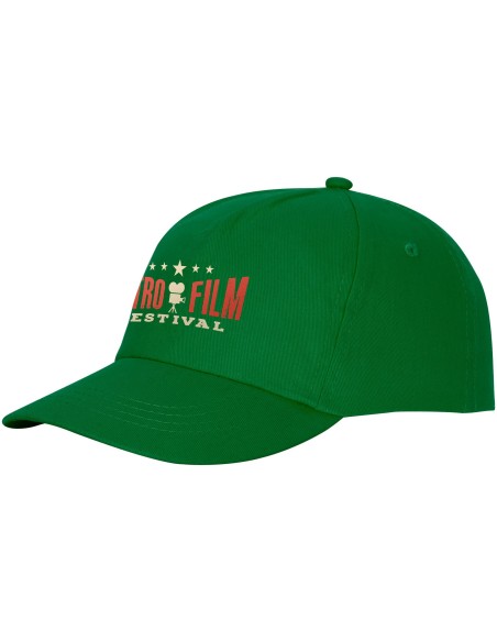 Gorra de algodón de 5 paneles con refuerzo y cierre adherente "Feniks"