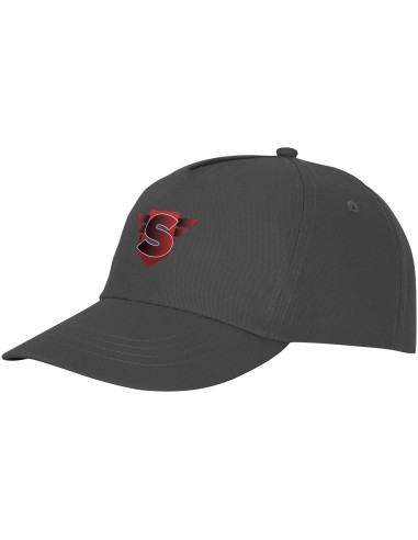Gorra de algodón de 5 paneles con refuerzo y...