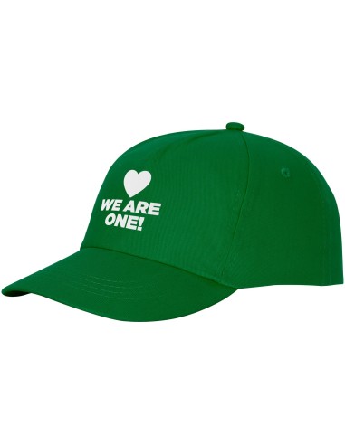 Gorra de algodón de 5 paneles con refuerzo y...