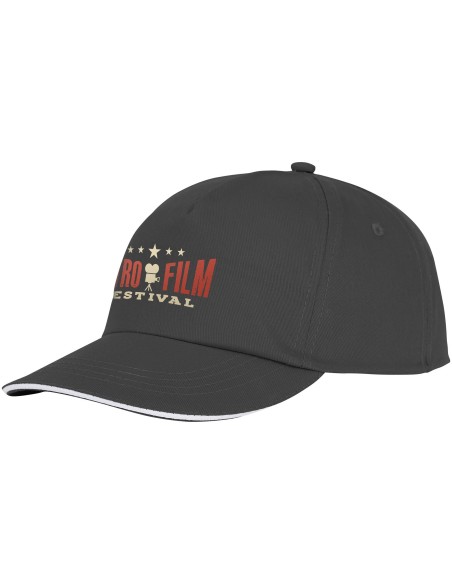 Gorra Styx de 5 paneles con ribete