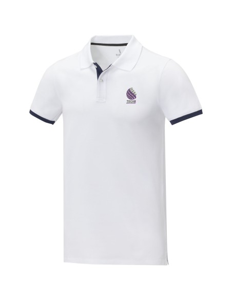 Polo de manga corta de dos tonos para hombre "Morgan"
