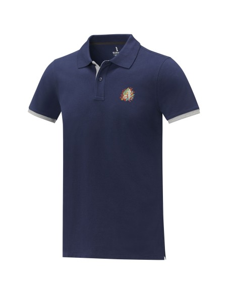Polo de manga corta de dos tonos para hombre "Morgan"
