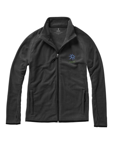 Chaqueta de microfibra de cremallera completa...