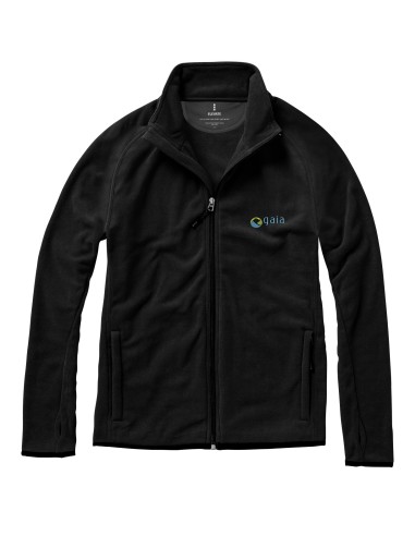 Chaqueta de microfibra de cremallera completa...