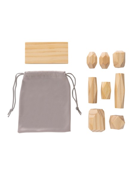Piedras de equilibrio de madera Ukiyo Crios en bolsa