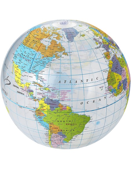 Pelota de playa transparente "Globe"