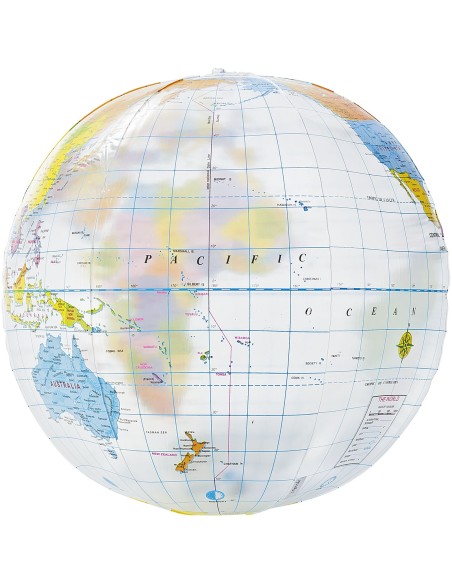 Pelota de playa transparente "Globe"