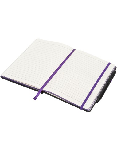 Libreta A5 perfilada en color y con bolígrafo...