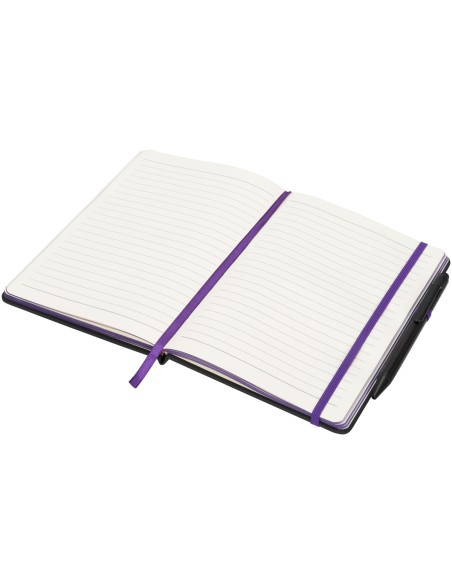 Libreta A5 perfilada en color y con bolígrafo stylus "Noir Edge Medium"