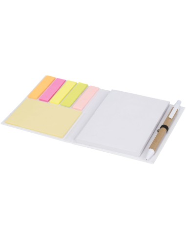 Bloc de notas adhesivas y bolígrafo "Colours"
